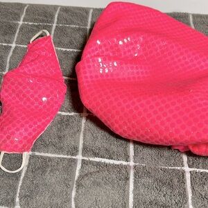 Hair bonnet with matching mask